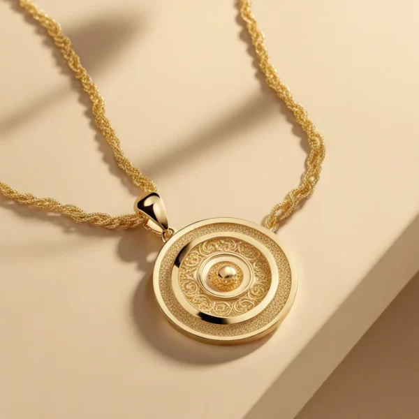 Gold Pendant Necklace