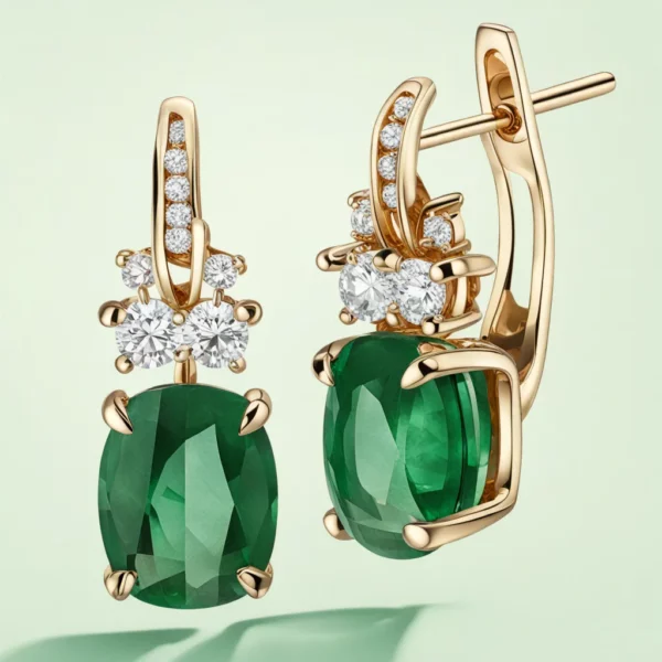 Women’s Emerald Earrings